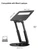 Telescopic Laptop Stand for Desk with 360° Swivel Base, Sit to Stand, Height Adjustable, Portable Riser Holder for Good Posture, Compatible with MacBook Pro, All Laptops 10-17" - Black