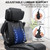 Executive Office Chair Ergonomic Computer Chair Comfy with Adjustable Lumbar Support and Headrest Swivel Rolling Office Chair with Flip-up Arms for Work,Study(Black)