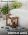 Shower Bench Seat with Storage Shelf, Natural Wood Shower Benches for Inside Shower to Sit on, Waterproof Bathroom Spa Bench Stool for Legs Shaving with Built-in Handle & Shower Head Holder