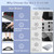 Back Stretcher for Lower Back Pain Relief, Multiple Level Adjustable Arch Lumbar Back Cracker Board, Back Cracking Device, Back Massager for Scoliosis, Spine Decompression Support