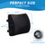 Comfortable Lumbar Support Pillow for Office Chair, Memory Foam Back Support Pillows for Car、Gaming Chair、 Home Chair, Back Pain Relief Improve Posture, Double Adjustable Straps(Black)