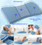 Lumbar Support Pillow for Bed Relief Back Pain: Lower Back Pillow for Sleeping - Memory Foam Waist Pillow - Cooling Back Bolster Pillow for Side, Back&Stomach Sleepers - Bed Rest Pillow for Car, Sofa