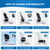 Lumbar Support Pillow for Office Chair Car, Gaming Chair Lower Back Pain Relief Memory Foam Cushion with 3D Mesh Cover Ergonomic Orthopedic Back Rest Lower Back Support