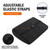 Lumbar Support Pillow for Recliner Chair, Memory Foam Back Support Cushion for Elderly,Extra Large Lumbar Support Pillow,Thick Backrest for Home Reading (Black, 20“x13.5"x5")