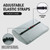 Lumbar Support Pillow for Recliner Chair, Memory Foam Back Support Cushion for Elderly,Extra Large Lumbar Support Pillow,Thick Backrest for Home Reading (Light Grey, 20“x13.5"x5")