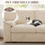 108 Inch Modular Sectional Sofa with Pull Out Bed,U Shaped 7 Seat Sectional Sleeper Sofa with Storage,Sectional Couches for Living Room,Cloud Modular Couch,Removable Sofa Cover,Beige