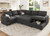 Sectional Couch with Pull Out Bed, U-Shaped Sectional Sleeper Sofa with Storage, 6 Seater Sectional Sofa Bed, Mid-Grey