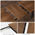 5-Piece Dining Table Set for 4-8 People, 63" Extendable Kitchen Table with 2 Benches and 2 Square Stools, Mid-Century Modern Wooden Dining Room Table, Space-Saving, Walnut