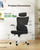 Ergonomic Office Chair: Office Desk Chair with High Back Mesh and Adjustable Lumbar Support Rolling Work Swivel Task Chairs with Wheel 3D Armrests and Headrest