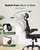 Ergonomic Mesh Office Chair High Back Desk Chair Adjustable Lumbar Support with Headrest Flip-Up Liftable Arms Swivel Computer Task Chair for Big and Tall People