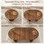 41 in-78 in Dining Room Table for 4-8, Round Expandable Kitchen Table with Fluted Base, Modern Farmhouse Oval Dinner Tables for Dining Room Kitchen Living Room (Walnut)