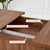 55"-71" Extendable Dining Table with Storage, Expandable Kitchen Table for 4-6, Space Saving Dining Room Table with Hidden Storage Cabinet, Adjustable Shelves & Fluted Base (Walnut)