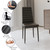 Glass Dining Table Sets for 6, 7 Piece Kitchen Table and Chairs Set for 6 Person, PU Leather Modern Dining Room Sets for Home, Kitchen, Living Room