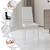 Glass Dining Table Sets for 6, 7 Piece Kitchen Table and Chairs Set for 6 Person, PU Leather Modern Dining Room Sets for Home, Kitchen, Living Room