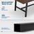Industrial Dining Table for 4-6 People, 63" Long Large Kitchen Table with Sturdy Metal Frame, Rectangular Counter for Dinner, Kitchen, Dining Room (Brown, 63" Non-extendable)