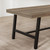Industrial Dining Table for 4-6 People, 63" Long Kitchen Table with Sturdy Metal Frame, Rectangular Counter for Dinner, Kitchen, Dining Room (Rustic Pear, 63" Non-extendable)