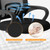 Office Chair - Ergonomic Mid Back with Lumbar Support & Rocking Mode, Height Adjustable with Fixed Armrest, for Home, Computer, Gaming, Conference, Meeting, 360° Swivel, Black, 2 Pack