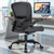 Office Chair, Ergonomic Desk Chair Breathable Mesh Chairs Adjustable High Back Lumbar Support Flip-up Armrests, Executive Rolling Swivel Comfy Computer Chairs Home Office Dark Gray
