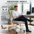 Office Chair, Ergonomic Desk Chair Breathable Mesh Chairs Adjustable High Back Lumbar Support Flip-up Armrests, Executive Rolling Swivel Comfy Computer Chairs Home Office Gray