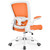 Office Chair, Ergonomic Desk Chair Breathable Mesh Chairs Adjustable High Back Lumbar Support Flip-up Armrests, Executive Rolling Swivel Comfy Computer Chairs Home Office Sunset Orange