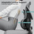 Office Chair - Ergonomic Desk Chair with Adjustable Lumbar Support, Mesh Computer Chair, Executive Chair for Home Office Comfortable Lumbar Support (Fog Gray)