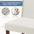 Dining Chairs Set of 4, Modern Kitchen Table Chairs with Wooden Legs and Padded Seat for Dining Room/Kitchen/Living Room/Restaurant, Beige