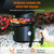 BBQ Barrel Charcoal Grill: Spacious Premium Outdoor Barbecue Grills with Side Tables - Perfect for Outdoor Cooking Backyard Grilling Patio Tailgating Camping Picnic and Party