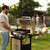 4+1 Burners Gas Grill, 518 Sqin Cooking Area, 52,000 BTU Propane Grill with Side Burner, Stainless Steel Cabinet Grill, Silver & Black