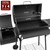 Charcoal Grill with Offset Smoker,BBQ Grills with Side Table,Outdoor Cooking with 714 Square Inches,Backyard Camping Picnics, Patio and Parties, Black