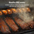 ProConnect Grill & Smoker | 5-in-1 Smart Cooking System | Electric & Propane | App-Connected | 3-Burner Digital Control | Roast, Griddle & Pizza Maker | Black/Gold | PG305