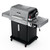 Grill and Smoker, Electric and Propane Grill, Roaster, BBQ Grill, 5-in-1 Cooking System, 3 Burner, Digital Control, Outdoor Cooking, Griddle, Pizza Maker, Stainless Steel, PG301