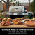 Grill and Smoker, Electric and Propane Grill, Roaster, BBQ Grill, 5-in-1 Cooking System, 3 Burner, Digital Control, Outdoor Cooking, Griddle, Pizza Maker, Stainless Steel, PG301