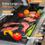 6-Burner Propane Gas BBQ Grill with Side Burner & Porcelain-Enameled Cast Iron Grates, Gas Grill Griddle Combo for Outdoor Cooking, Barbecue Events, 740 SQ.IN. Cooking Area, Black