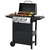 Stainless Steel 3-Burner Gas Grill, 25650 BTU Outdoor BBQ Grill with Side Table, 338 sq.in Cooking Area, Perfect for Patio, Deck & Family Barbecues