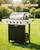 51,000 BTU 4-Burner Propane Gas Grill with Side Burner – Large 452 sq.in Stainless Steel BBQ Grill, Enameled Cast Iron Grates, 4 Swivel Casters & Protective Cover for Backyard Patio Family