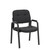 Waiting Room Guest Chair with Bonded Leather Padded Arm Rest for Office Reception and Conference Desk Black 2 Pack