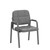 Waiting Room Guest Chair with Bonded Leather Padded Arm Rest for Office Reception and Conference Desk(Grey 2 Pack)