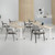 Waiting Room Guest Chair with Bonded Leather Padded Arm Rest for Office Reception and Conference Desk(Grey 2 Pack)
