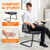 Office Guest Chair with Lumbar Support and Mid Back Mesh Space Air Grid Series for Reception Conference Room Gray 8 Pack