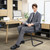 Office Guest Chair with Lumbar Support and Mid Back Mesh Space Air Grid Series for Reception Conference Room Gray 8 Pack