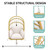Hanging Egg Chair with Stand, Rattan Wicker Swing Egg Chair with Cushion, 370lbs Capacity, Foldable Hanging Basket Chair for Porch, Garden, Bedroom, Balcony - Beige