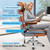 Big and Tall Office Chair for Heavy People, 500LBS Wide Seat Computer Desk Chair, Extra Large Executive Gaming Chair with Adjustable Lumbar Support and 5D Flip Arms, Comfy Heavy Duty Office Chair