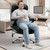 Big and Tall Office Chair, Desk Computer Chair for Heavy People, Oversized Executive Gaming Chair, Extra Wide 500LBS Ergonomic Comfy Office Chair with Adjustable Lumbar Support & 5D Flip Arms