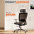 Ergonomic Office Chair Swivel Computer Chair Home Office Desk Chairs with Lumbar Support/2D Headrest/300lbs Heavy Duty/Lockable Back,Mesh Seat Cushion,ErgoChair Pro, Black