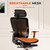 ErgoChair Pro Big and Tall Office Chair for Heavy People, Swivel Computer Chair Desk Chairs, with Lumbar Support/23in Retractable Footrest/4D Headrest/500lbs Heavy Duty, Mesh Seat, Black