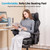 Big and Tall Office Chair Heavy Duty Wide Ergonomic Gaming Chair with Deluxe Embossing Designed Leather with Foot Rest,150°Reclining Adjustable Armrests Pocket Spring Back Support and Pillow