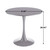 31.5" Tulip Table for 2-4 Persons Modern Round Dining Room Table, Mid-Century Modern Grey Small Kitchen Table with MDF Wooden Top, Leisure Coffee Table for Living Room, Dining Room, Office