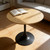 31.5" Tulip Table for 2-4 Persons Modern Round Dining Room Table, Mid-Century Modern Nature Small Kitchen Table with MDF Wooden Top, Leisure Coffee Table for Living Room, Dining Room, Office