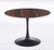 42" Tulip Table for 4-6 Persons Modern Round Dining Room Table, Mid-Century Modern Walnut Small Kitchen Table with MDF Wooden Top, Leisure Coffee Table for Living Room, Dining Room, Office