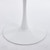 42" Tulip Table for 4-6 Persons Modern Round Dining Room Table, Mid-Century Modern White Small Kitchen Table with MDF Wooden Top, Leisure Coffee Table for Living Room, Dining Room, Office